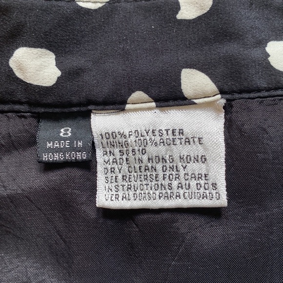 Vintage Pleated Polkadot Midi Skirt - Picture 3 of 3